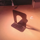 Illustration for article titled Quick and easy tablet stand.